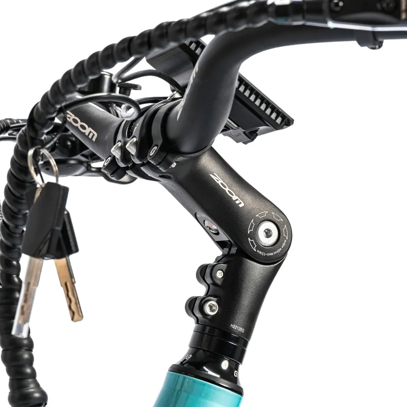 Ampere Deluxe Step Through 26 Inch Wheel Electric Bike Blue-10